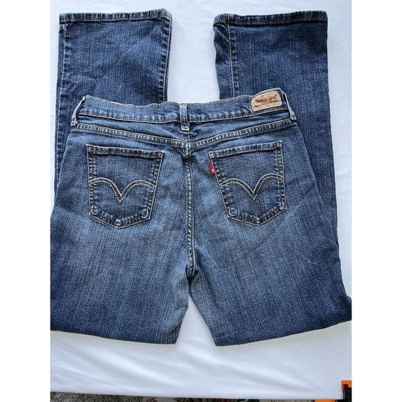 Levi’s 515 Bootcut Medium Wash Denim Jeans Size 10M W30 X L32 Stretch EUC - Picture 7 of 16
